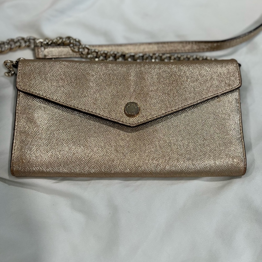Wallet Gold Crossbody Bag - Picture 10 of 15